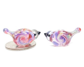 Bird Glass Lampwork Beads 5pcs 16mmx16mmx20mm Jewelry Bird Glass Lampwork Beads 5pcs 16mmx16mmx20mm Jewelry