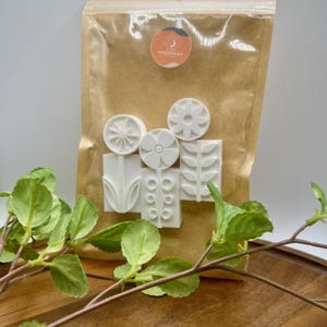 Floral Texture Stamps for Pottery image 2