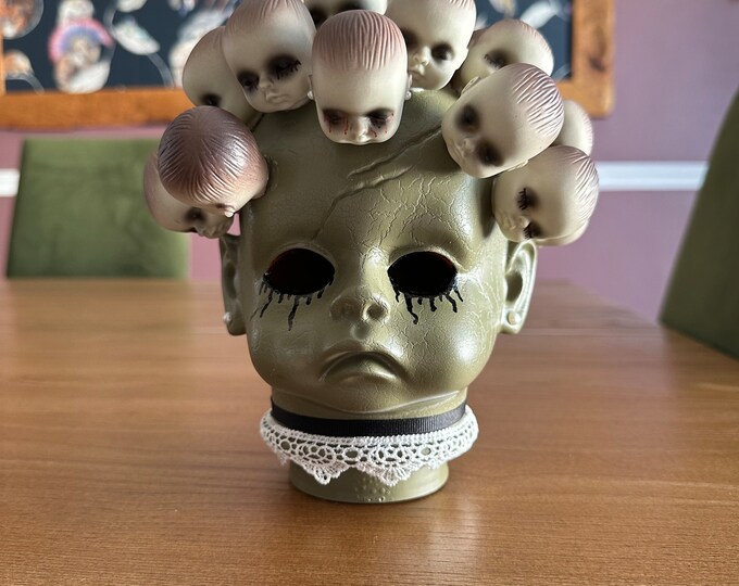 Multiple Personalities Multi Head Led Dual Function Light up Baby Doll ...