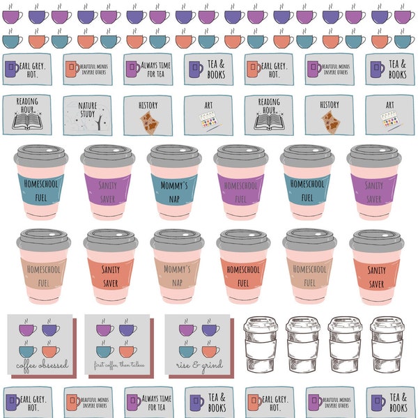 Homeschool Planner Stickers - Etsy