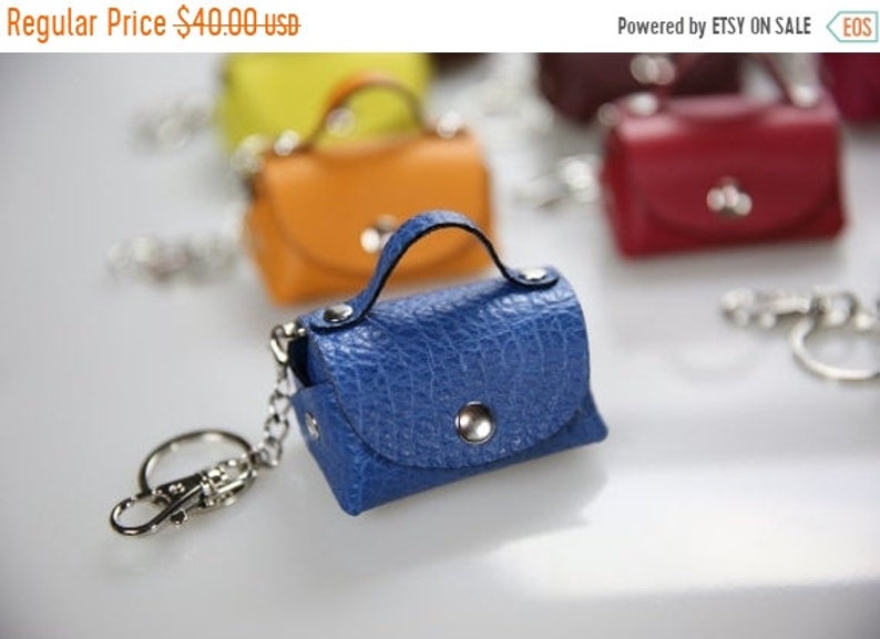 Leather Keychain Leather Mini Bag 20/% Sale Leather Coin Purse Leather Earphone Case Leather Airpod Case