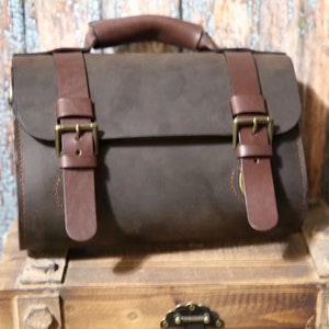 Leather Satchel Bag, 100% Handmade Leather Shoulder Tote Messenger Bag, Leather travel Bag, Leather Bag