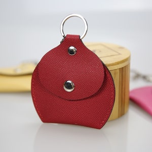 Leather Coin Purse, Leather Mini Bag, Leather Earphone Case, Leather Keychain