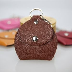 Leather Coin Purse, Leather Mini Bag, Leather Earphone Case, Leather Keychain