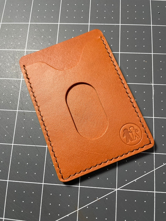 Leather Slim Wallet, Front Pocket Wallet, Mini Card Holder