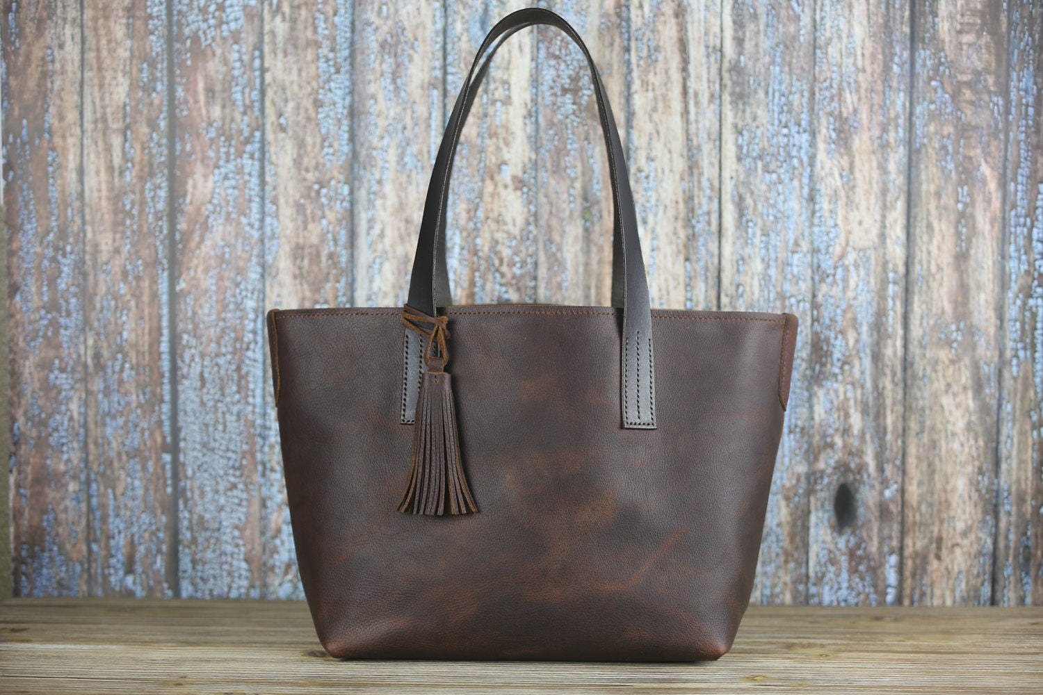 BRIGHTON KODIAK Leather 4 Pocket Tote MG Carmel Brown Unique strap