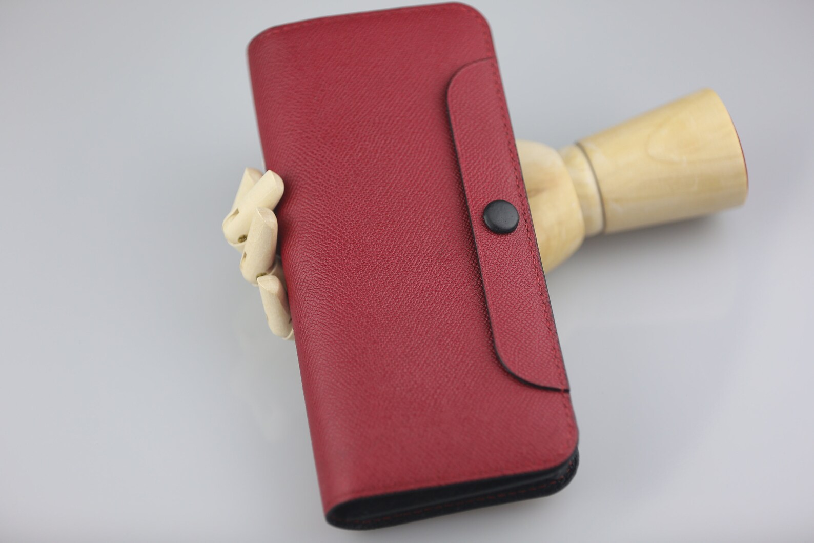 Leather Long Wallet Leather Lady Wallet Etsy