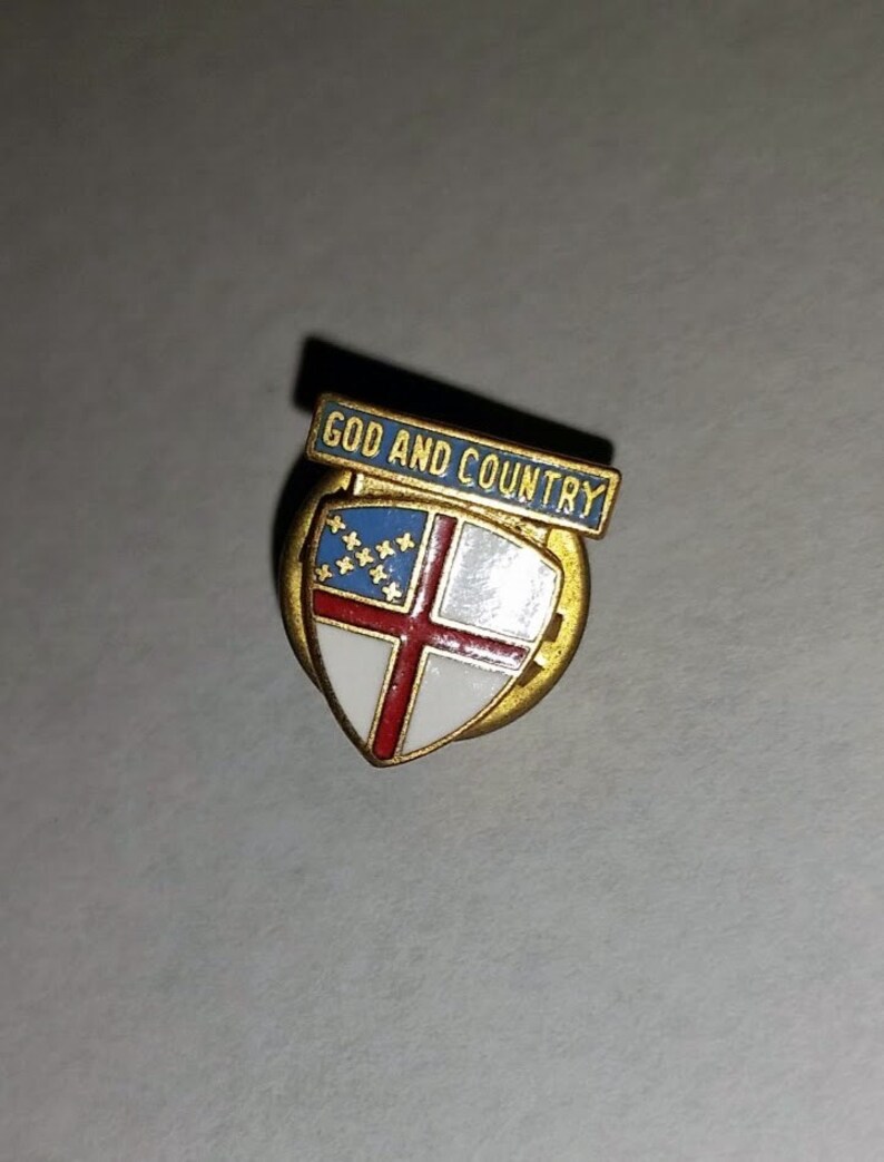 Vintage Boy Scouts of America Religious Medal Etsy