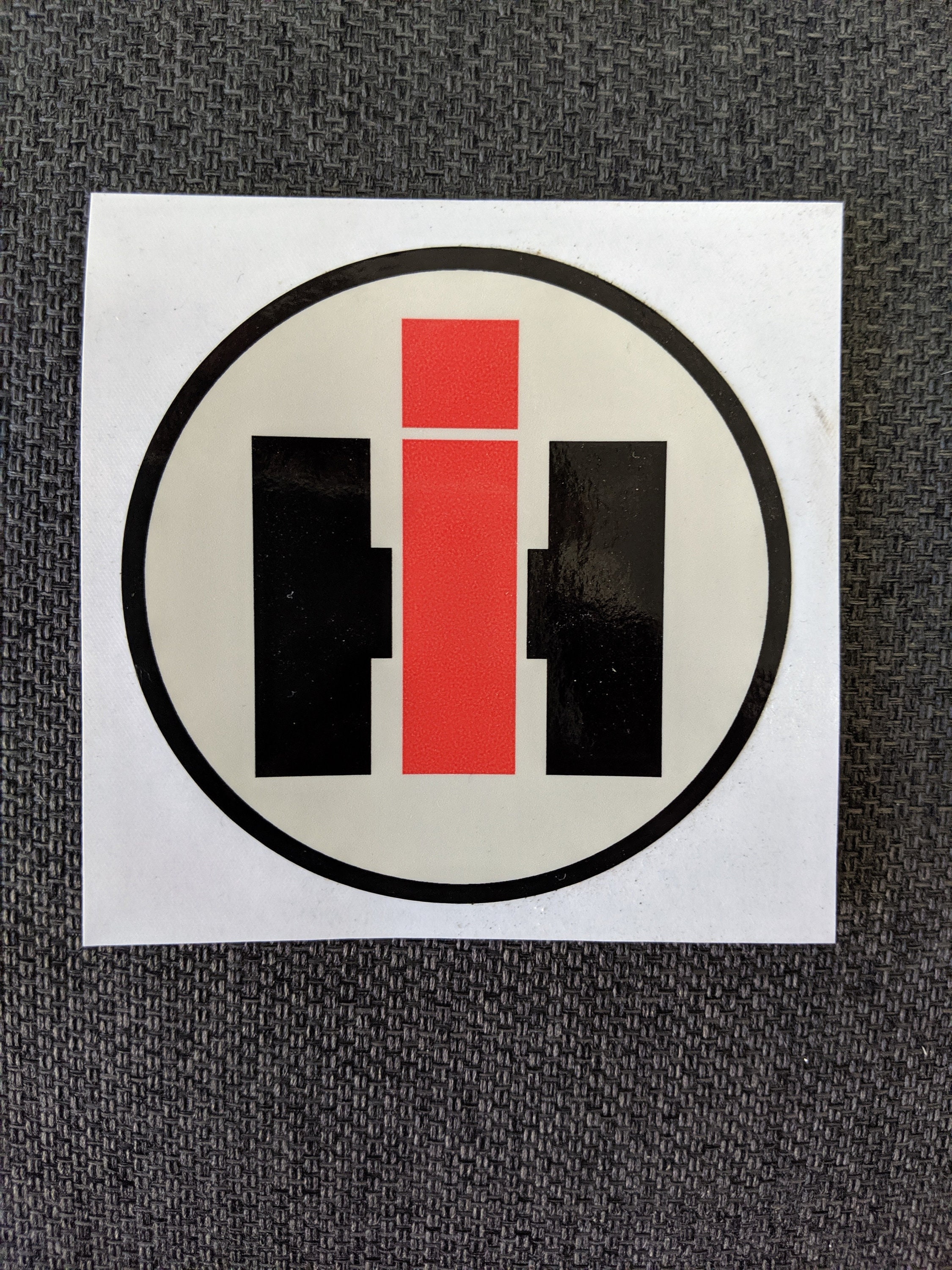 International Harvester Premium Decal/sticker Round Etsy