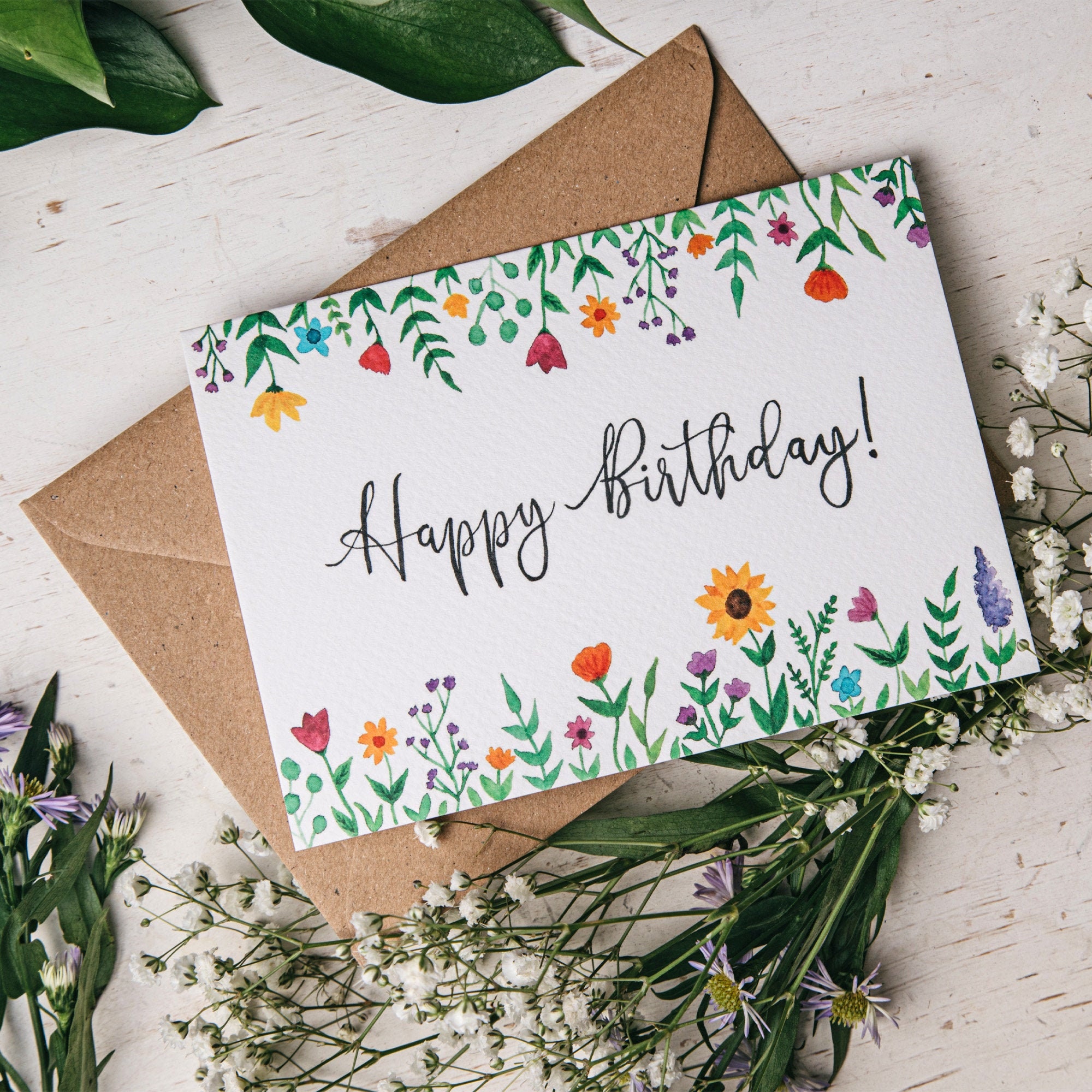 Happy Birthday Card with Flowers | Happy Birthday Flower Card | Lovepop