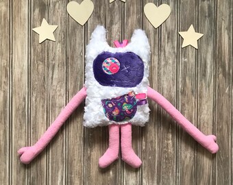 Les Monstres A Calins Peluches Colorees Et Par Monstresacalins
