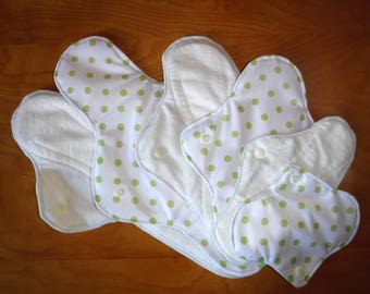 Sampling set mama cloth pads, one of each exept postpartum