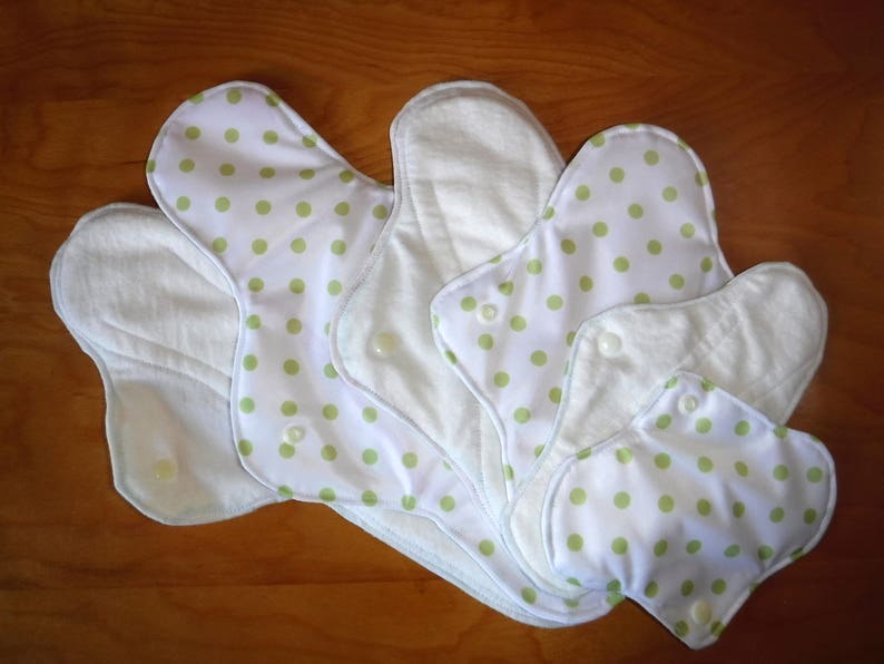 Sampling set mama cloth pads, one of each exept postpartum image 1