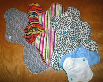 Sampling set mama cloth pads, 8 models with postpartum