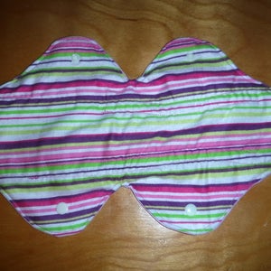 13 inches, double wings, mama cloth pads
