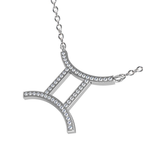 Sterling Silver Necklace Zodiac Necklace UK Zodiac Jewellery Gemini Constellation Necklace Astrology Zodiac Necklace Gemini Jewellery