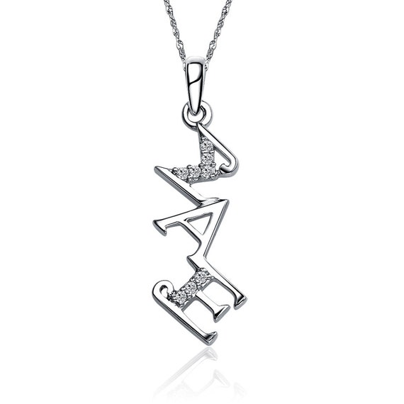 AEPi-P001-002 Greek Star Alpha Epsilon Pi Sweetheart Necklace with a 18 Silver Chain AEPi-P001-002 Greek Star Alpha Epsilon Pi Sweetheart Necklace with a 18 Silver Chain