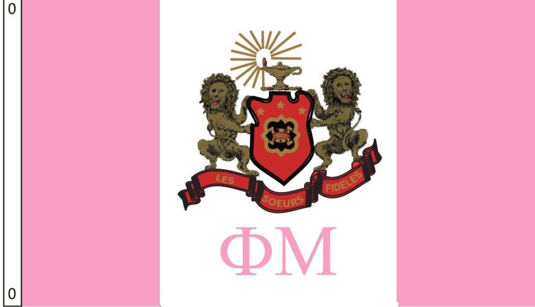 Phi Mu Flag 3' X 5' Officially Approved - Etsy