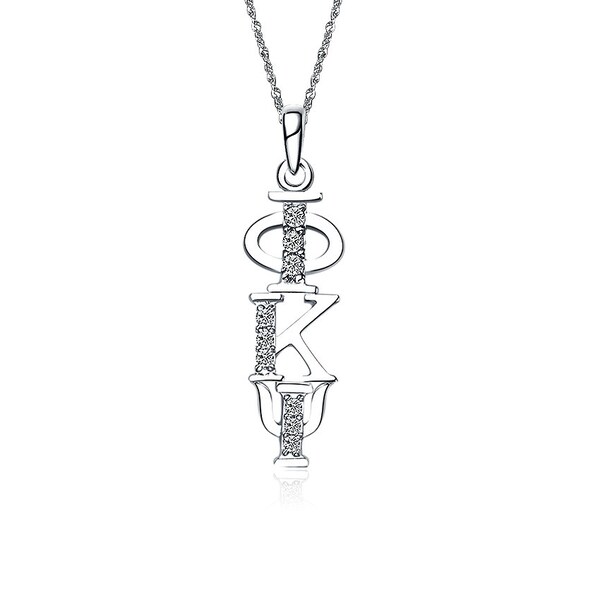 Phi Kappa Psi Lavalier for Sweetheart - Sterling Silver; with 18" Silver Chain (PKP-P001)