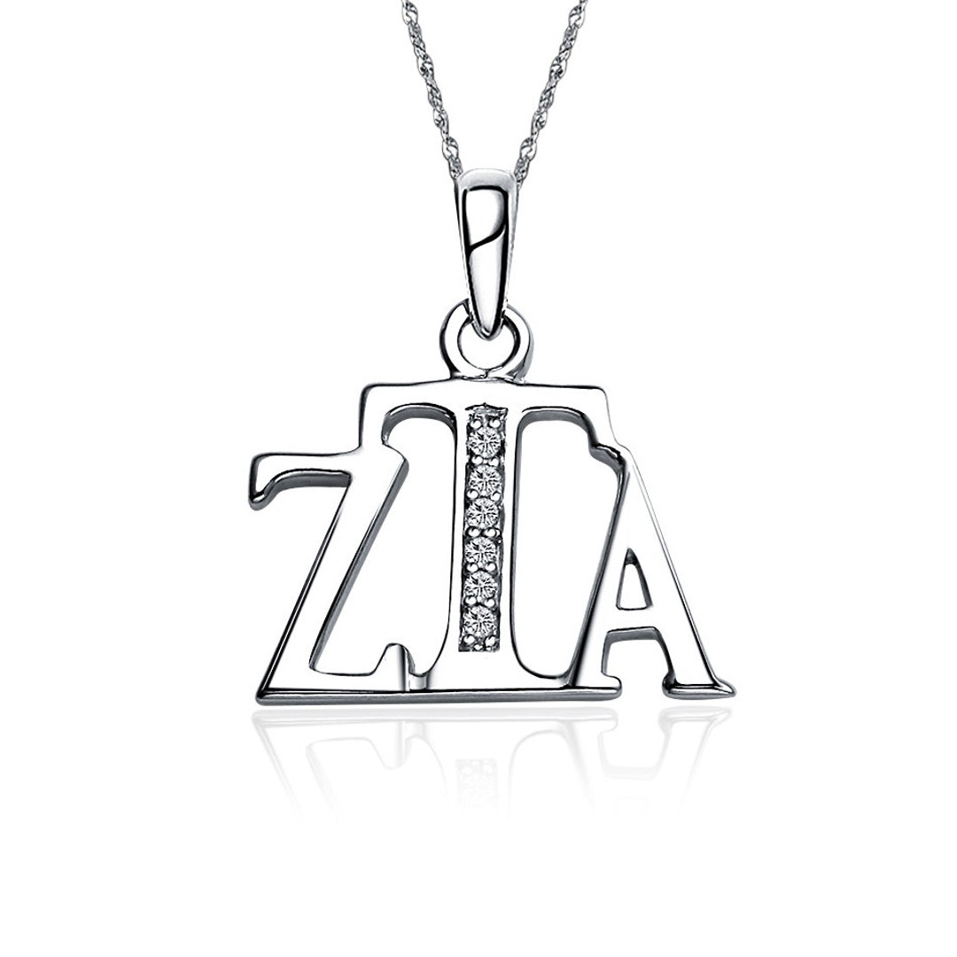 Zeta Tau Alpha Charm Necklace