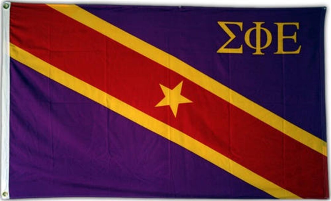 Sigma Phi Epsilon Flag 3' X 5' Officially Approved Etsy