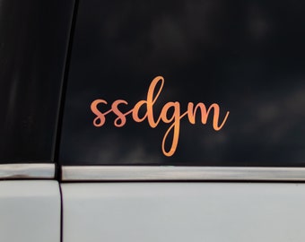 Custom SSDGM vinyl stickers | True crime lover | MFM Podcast