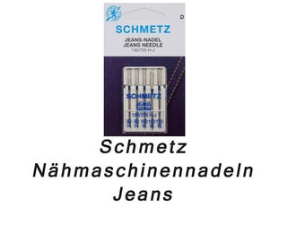 Nähmaschinennadeln Jeans Schmetz 5 Stück 90-110