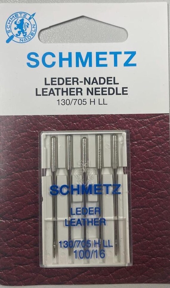 Leder Nähmaschinennadeln Schmetz 5 Stück 100 stark