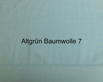 Baumwolle Popeline Altgrün