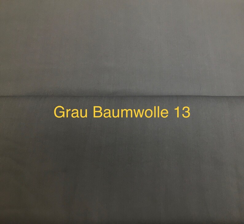 Baumwolle Popeline Grau 13 Bild 1