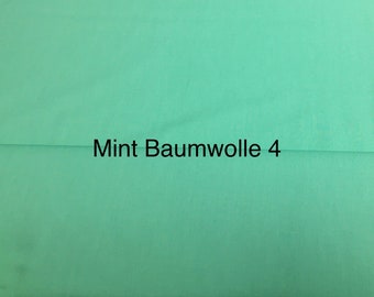 Baumwolle Popeline Mint