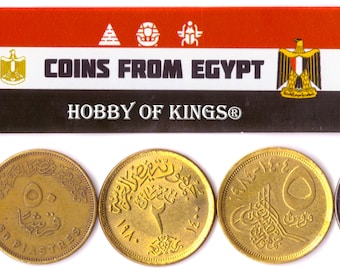 Egypt 25 Piasters 50 Piasters /& 1 Pound 2000 to 2008 UNC Egyptian Currency