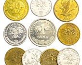 Lot of 10 Mixed Collectible Croatia Coins Lipa 1993 - Now