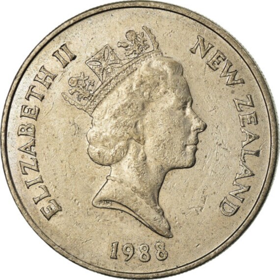 ニュージーランド 20 セント硬貨 | エリザベス 2 世女王