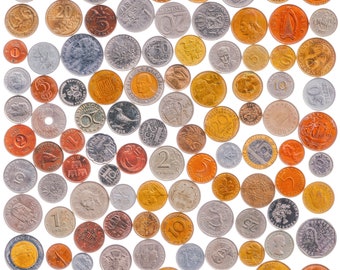 Monedas europeas sin duplicados / Reinos Países Imperios Respublics / Grab Bag Lot / Mixed Denomainations Valuable Collectible Money
