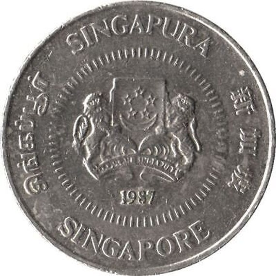 The Singapore Mint 50周年記念　美品 The Singapore Mint 50周年記念コイン 美品 The Singapore Mint