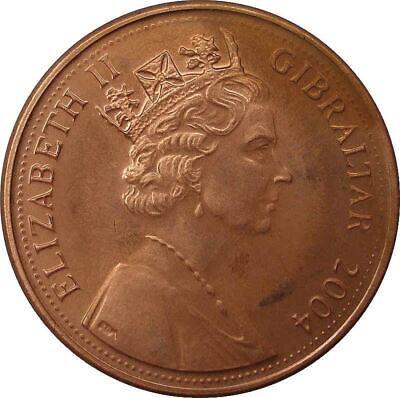 Gibraltarian Coin 1 Penny | British Occupation | Monkey | Gibraltar | 2004
