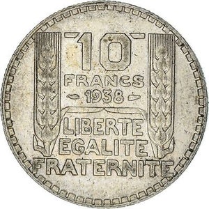 French Coin 10 Francs | France | 1929 - 1939
