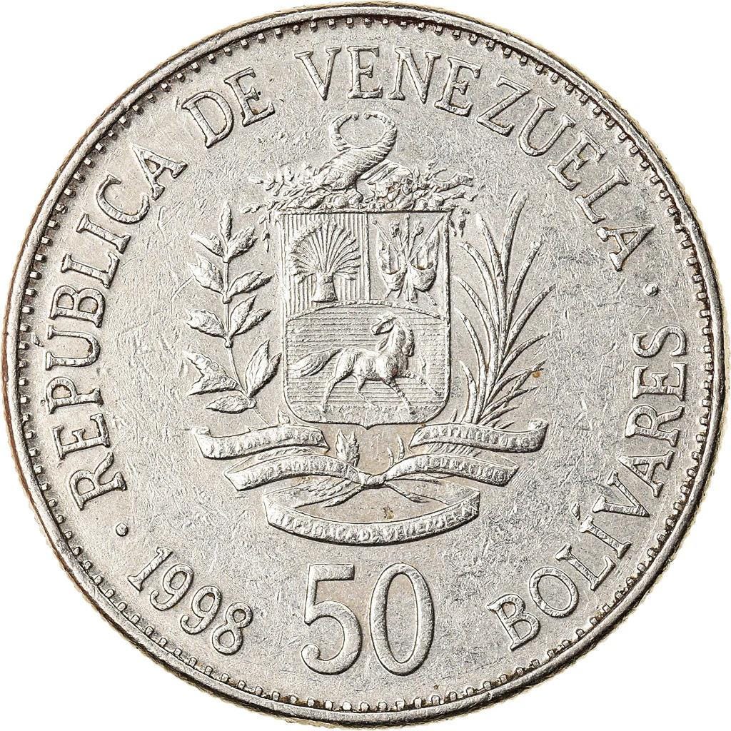 A03057ベネズエラ 1975年 25ボリバル 50ボルバル プルーフ銀貨 2セット