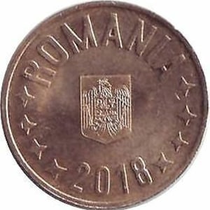 Romanian Coin 50 Bani | Eagle | Crown | Romania | 2018 - 2021