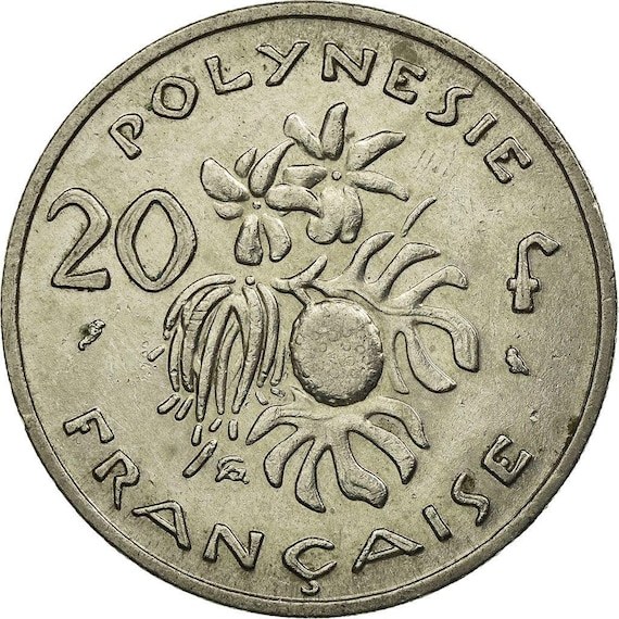 フランス領ポリネシア | 20フラン硬貨 | マリアンヌ | フリギア帽