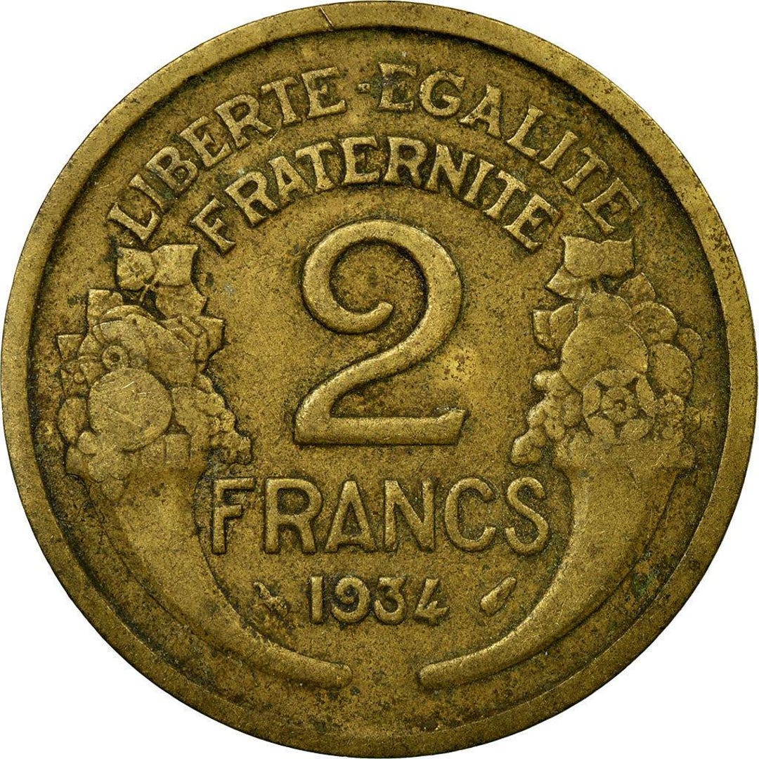 フランス硬貨 2フラン | フランス | 1931 - 1941 - Etsy 日本