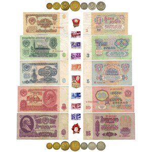 Oggetti da collezione sovietici / Monete / Spille / Banconote / Francobolli / Copechi e Rubli