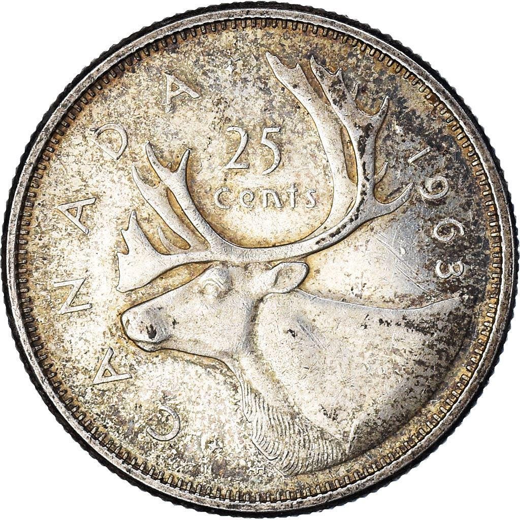 カナダ硬貨 カナダ 25セント | エリザベス2世女王 | レインディア