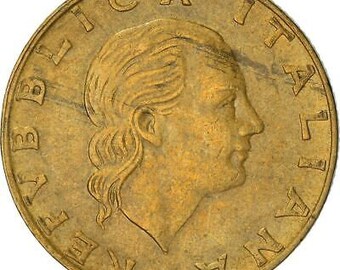 イタリア1954年シラクサナ大寸法200リラ使用済切手　通常200リラ使用済切手 イタリア1954年シラクサナ大寸法200リラ使用済切手 通常200リラ