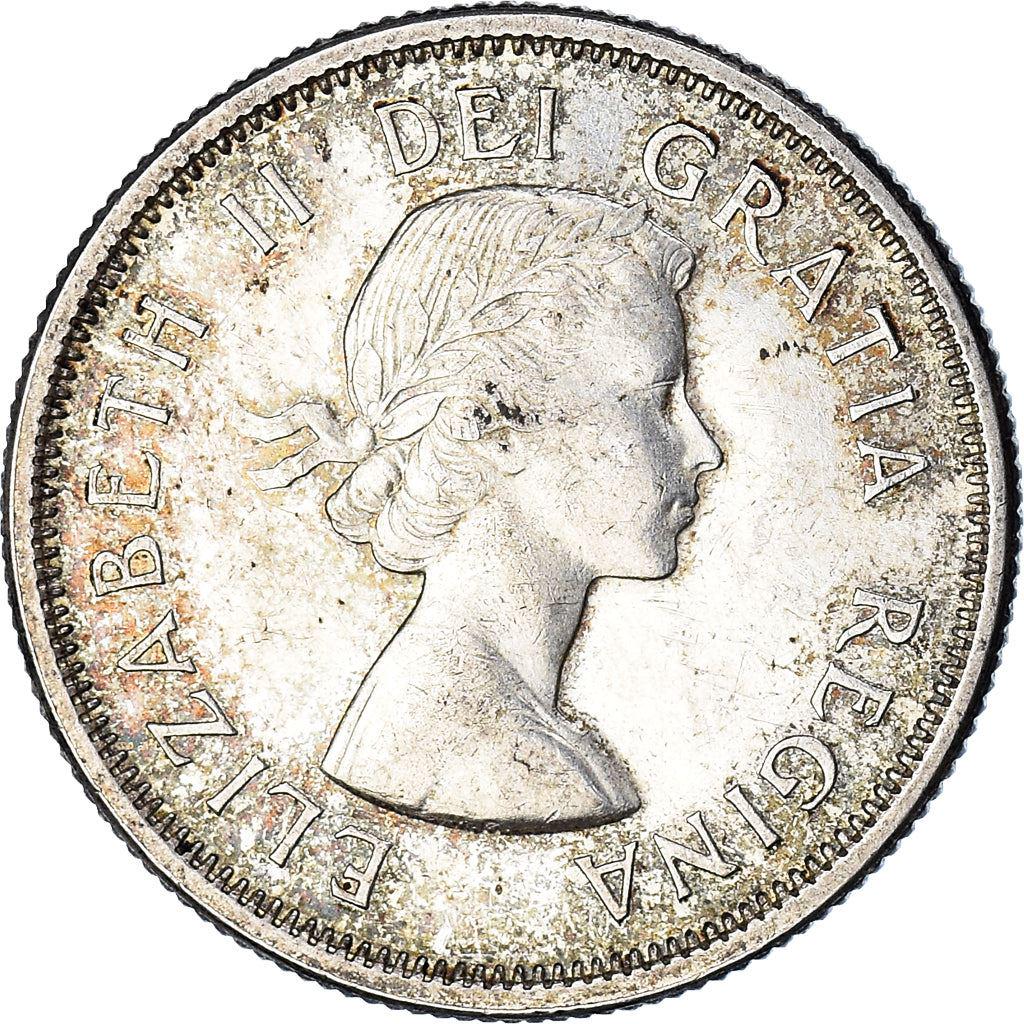 1958年カナダ - 25セントクォーター シルバー - エリザベス2世 エリザベス2世 カナダ 25セント銀貨 外国硬貨｜Yahoo!フリマ（旧PayPay
