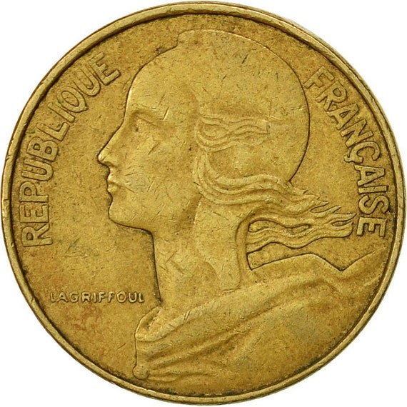 French Coin 10 Centimes | Marianne | Phrygian cap | KM929 | France | 1962 - 2001