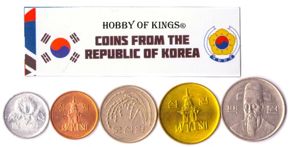 FOREIGN CURRENCY 5 HONG KONGESE COIN LOT DIFFER COLLECTIBLE COINS FROM ASIA