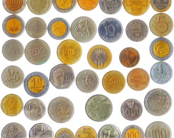 Collectible Foreign Currency Coins: World Money Collection