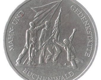 10 Mark Commemorative East German Coin Buchenwald - Etsy
